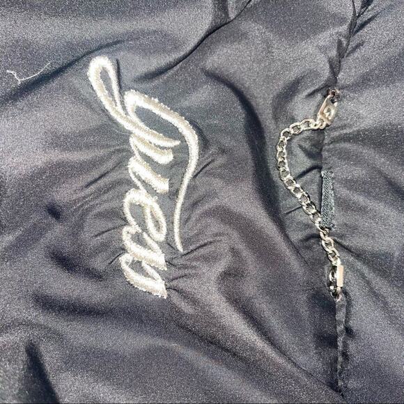 Guess women’s puffer coat jacket in black zip up SZ Sm black down full zip - Picture 4 of 12